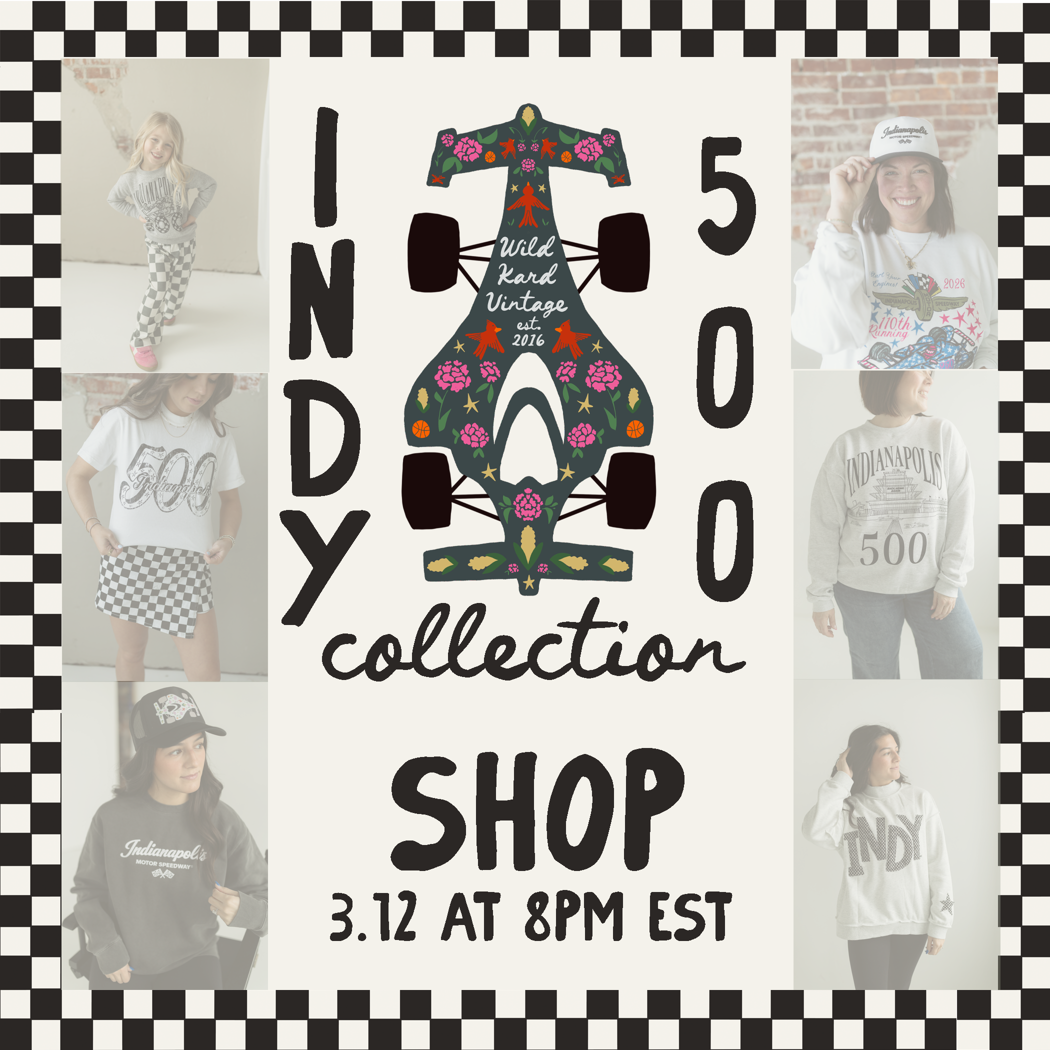 Indy 500 Collection – Wild Kard Vintage