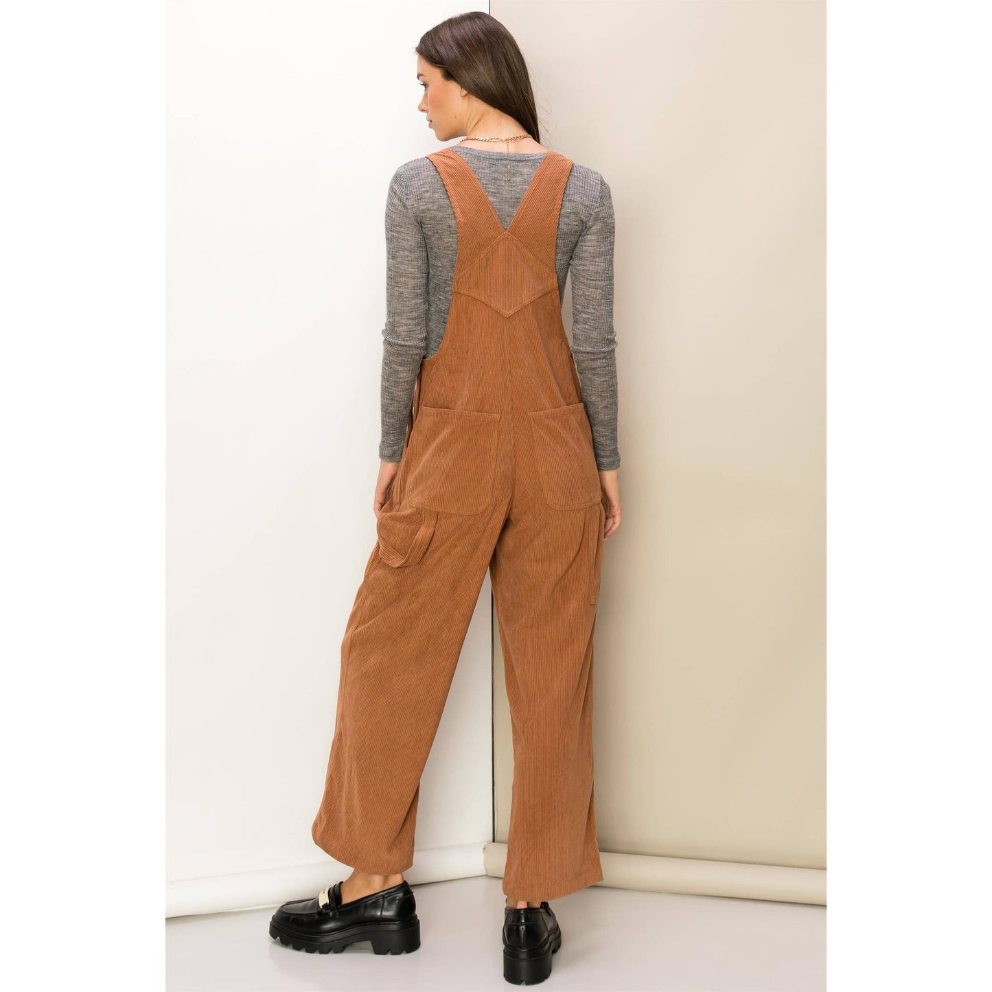 TAKE IT EASY CORDUROY OVERALLS