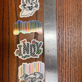 Indy Racing Sticker 4 Pack