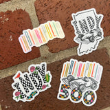 Indy Racing Sticker 4 Pack