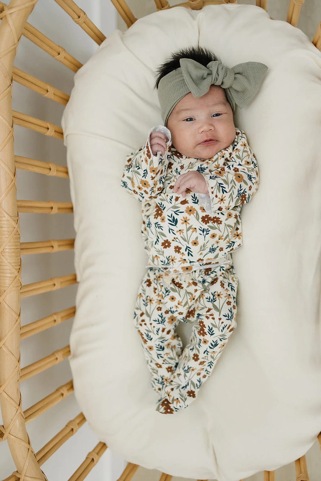 Harvest Floral Cotton Layette Set