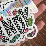 Indy Racing Sticker 4 Pack