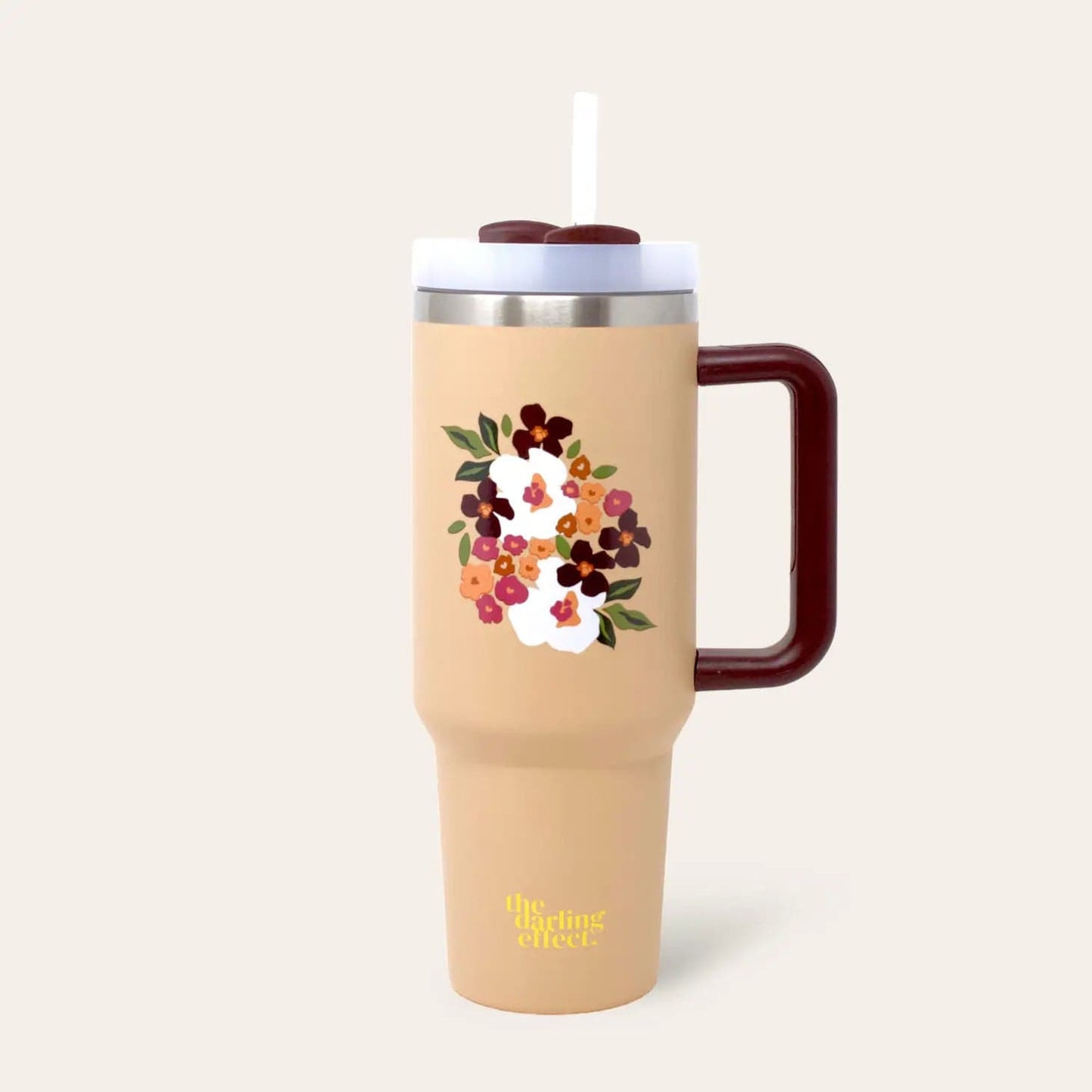 Bloom Mocha Take Me Everywhere 40 oz. Tumbler