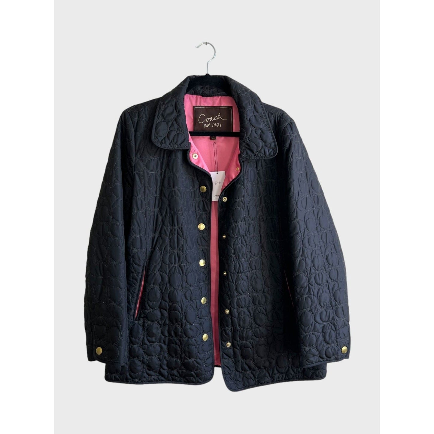 Women's Coach Coat Size Large