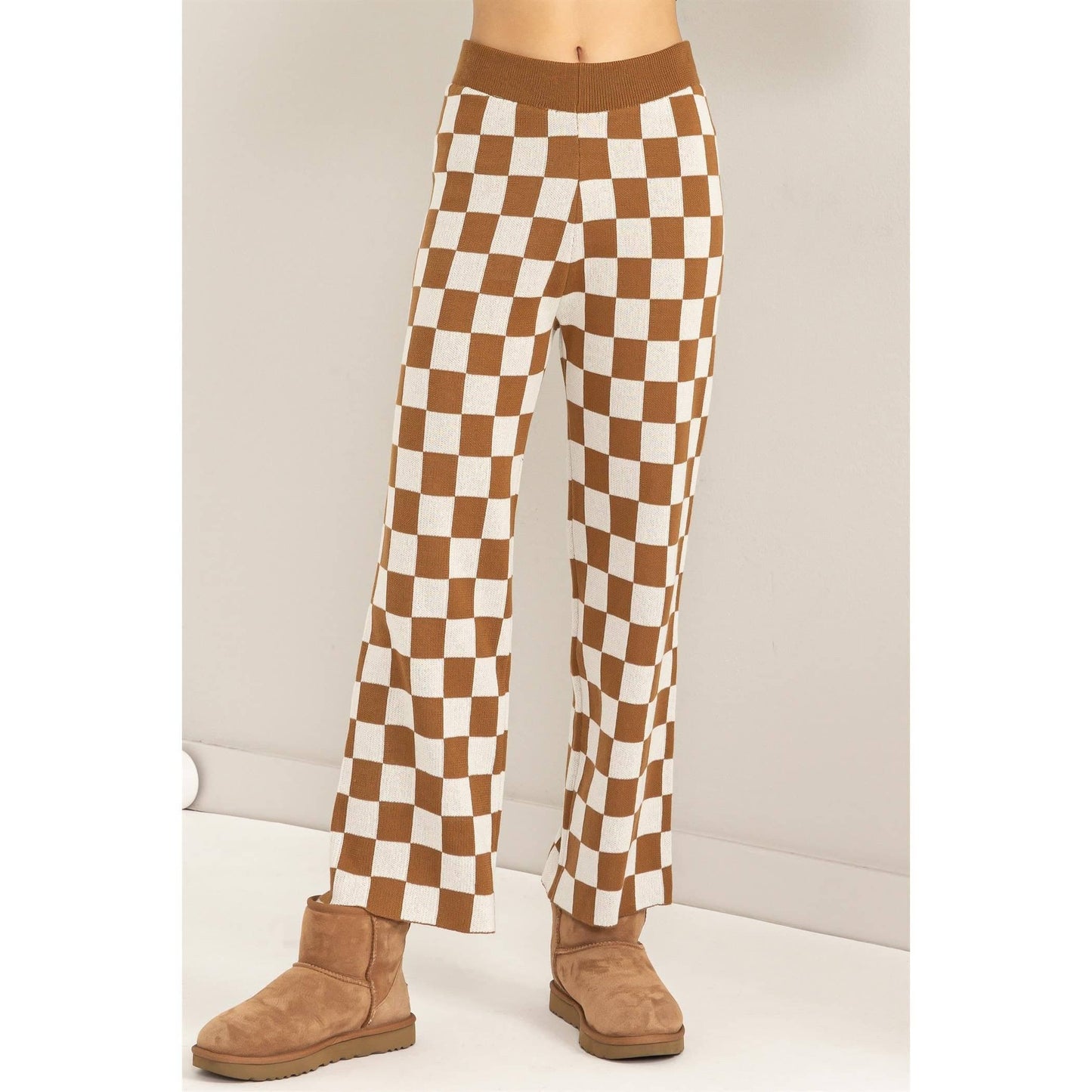 STYLE STRIKE CHECKERED PANTS