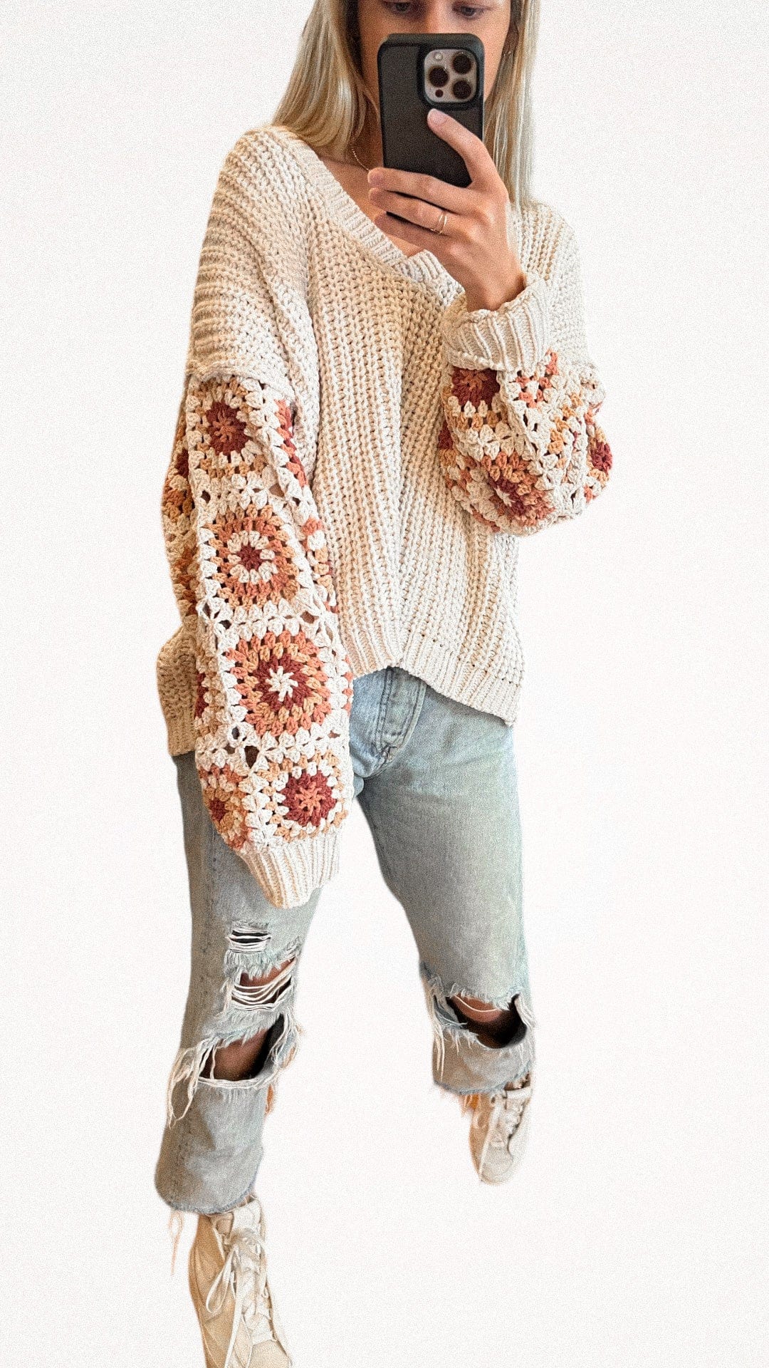 Granny Square Sweater