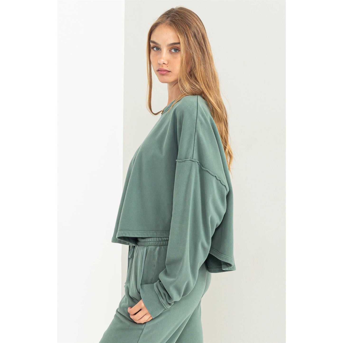 LEISURE LOVING OVERSIZED SWEATSHIRT