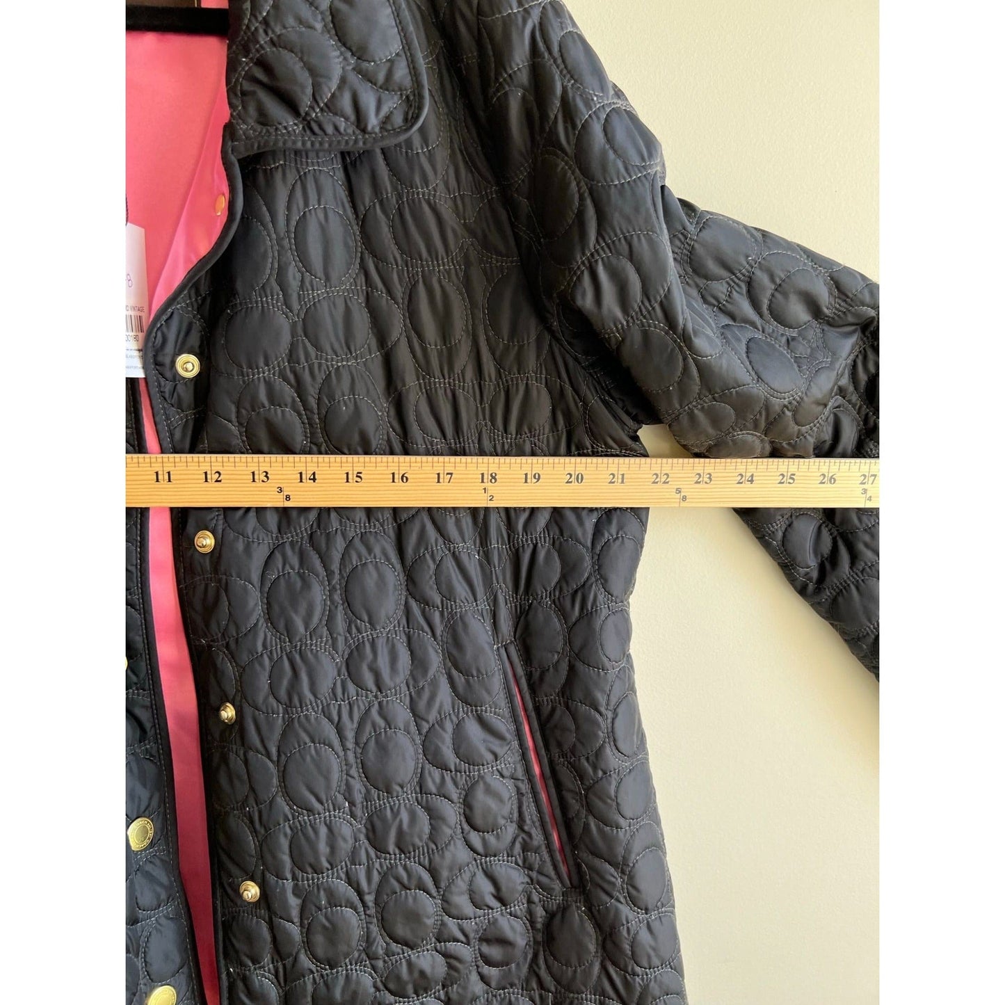 Women's Coach Coat Size Large