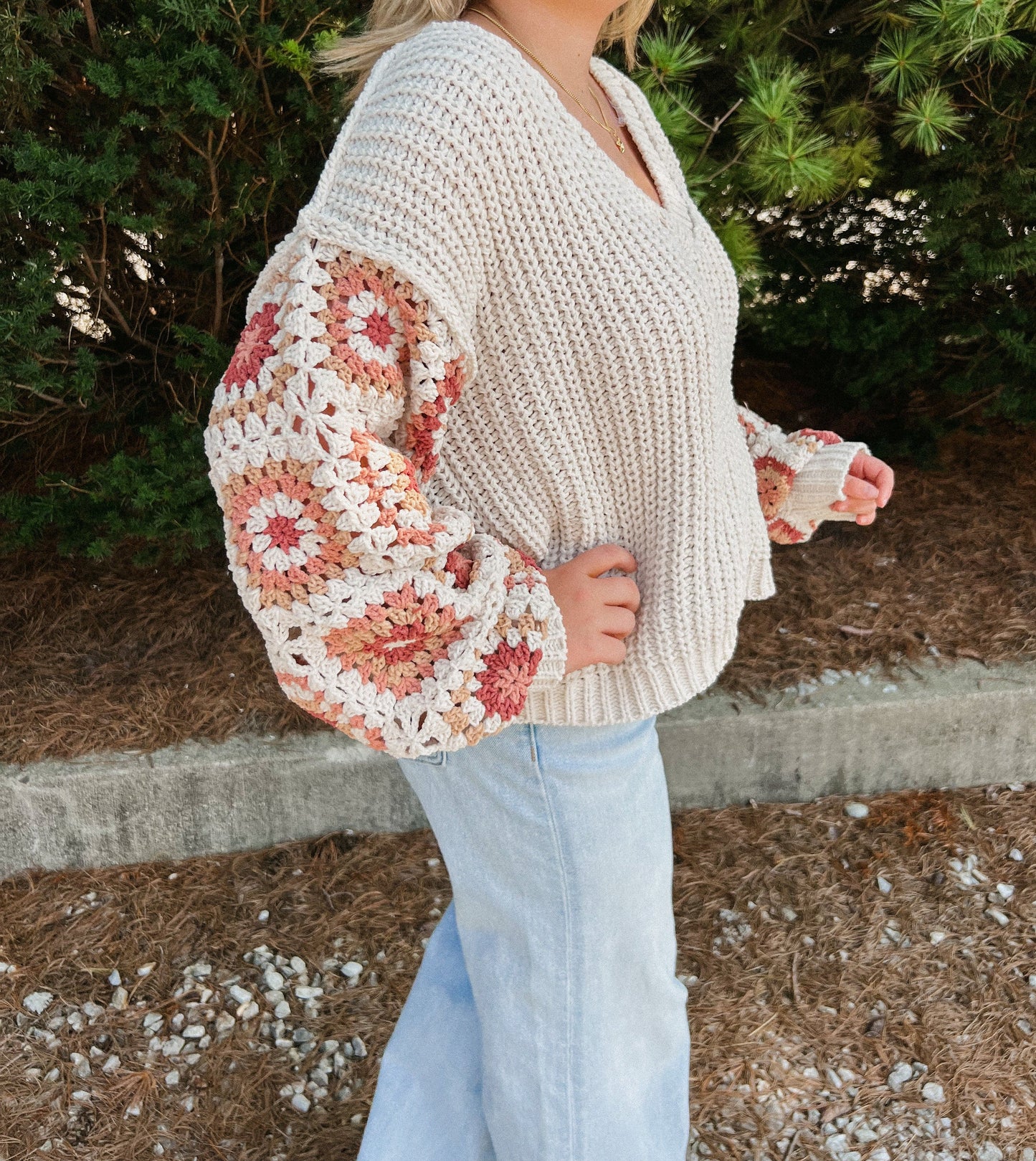 Granny Square Sweater