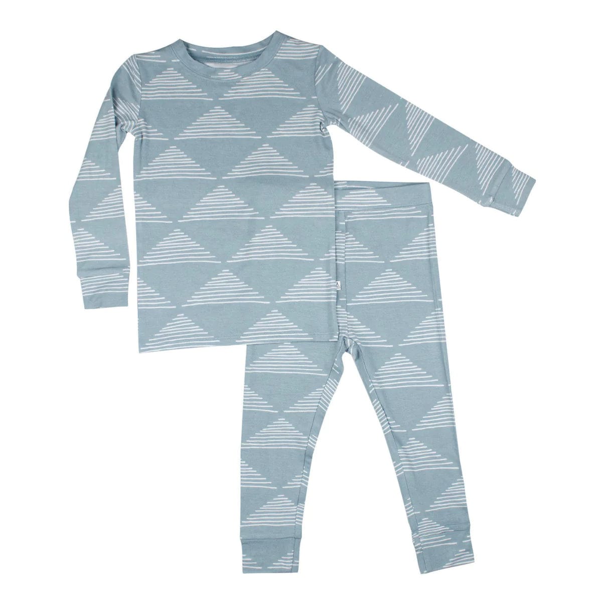 Blue Triangles Two Piece Set