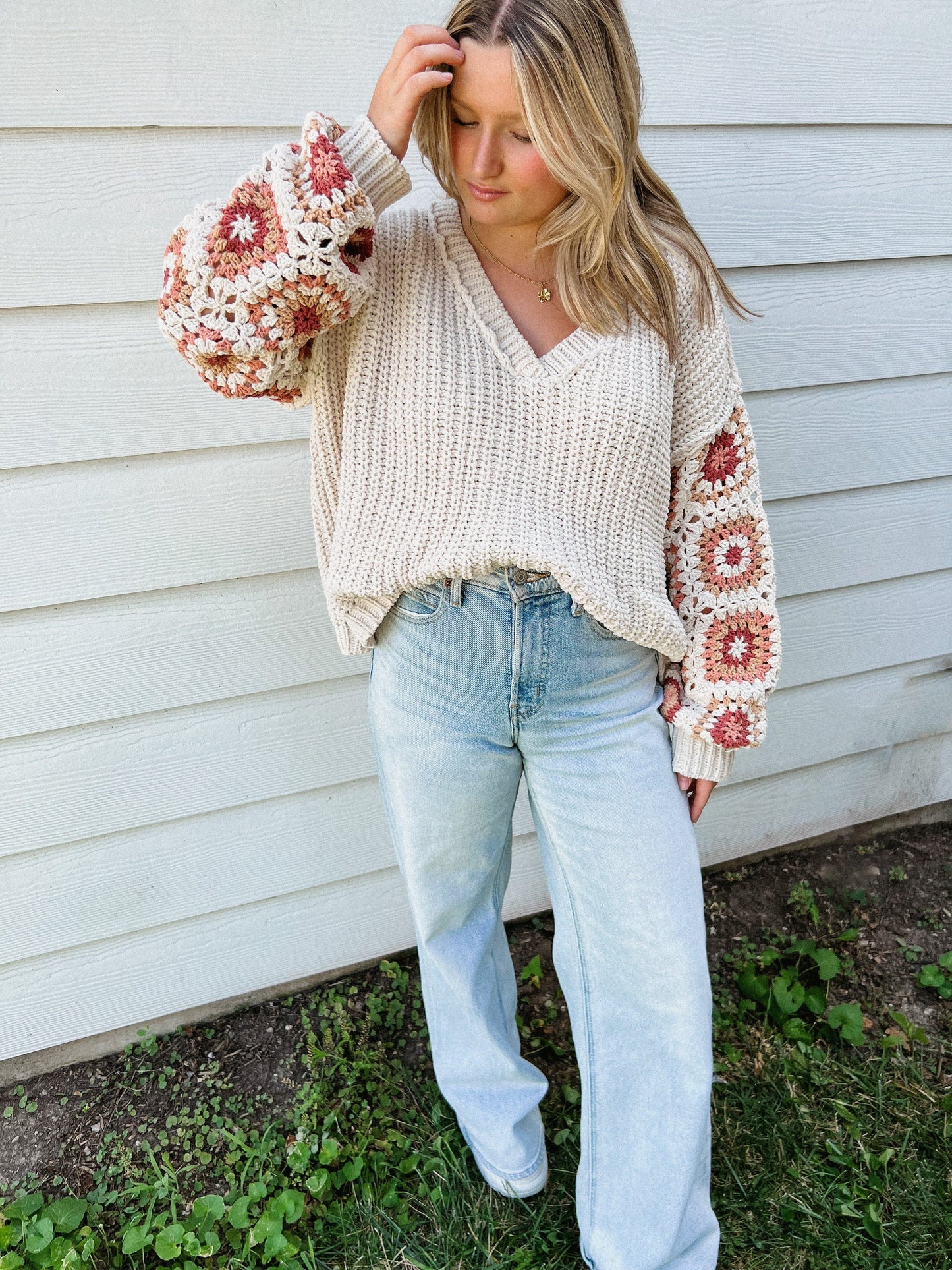Granny Square Sweater