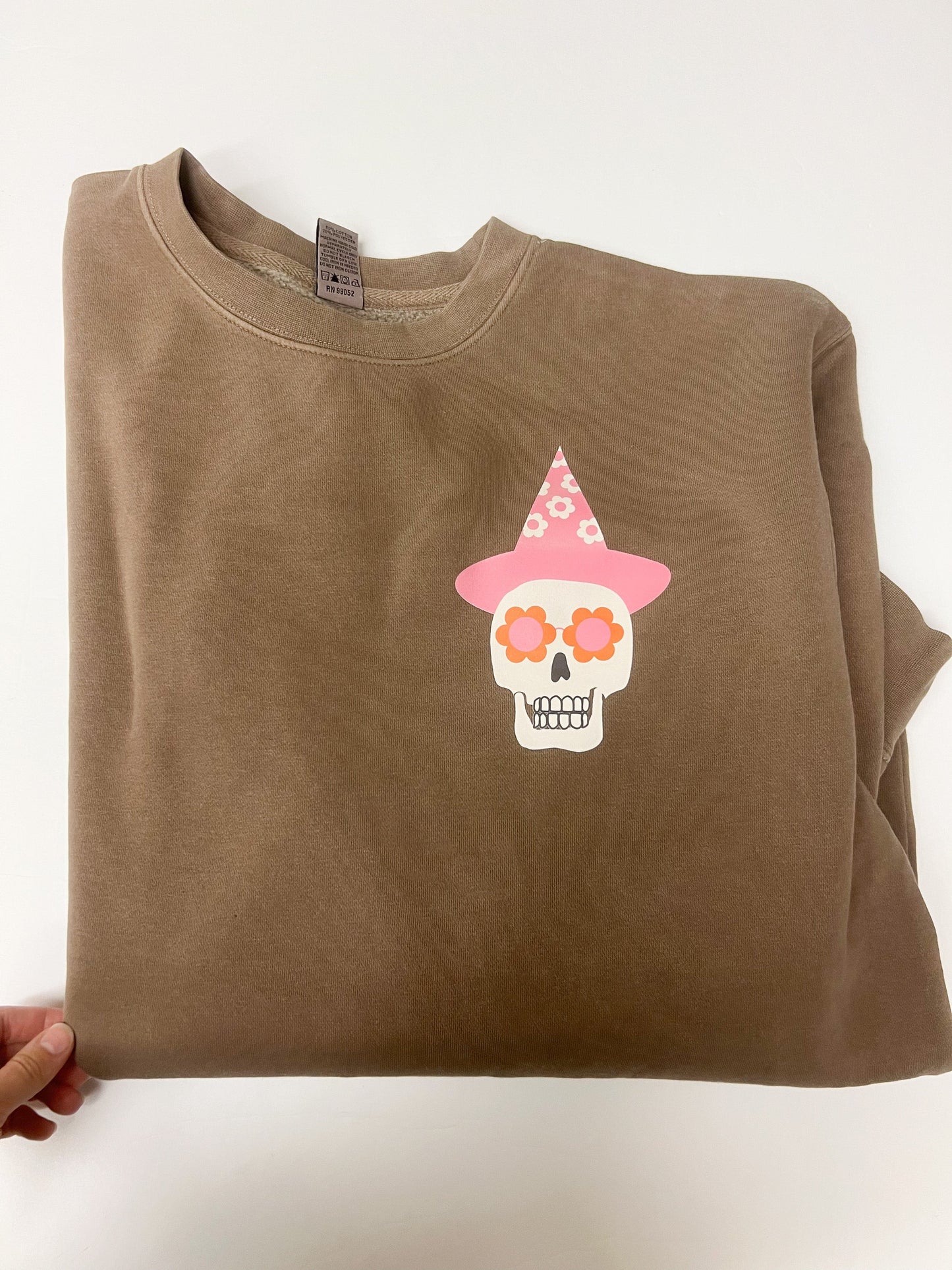 Floral Skull Sweatshirt