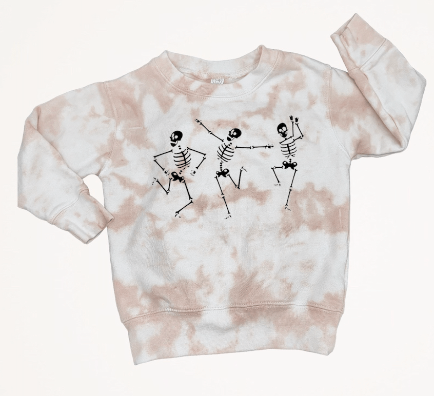 Tie Dye Skeleton Sweatshirt