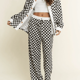 Checkered Boxer Pants