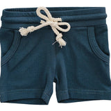Navy Pocket Cotton Shorts