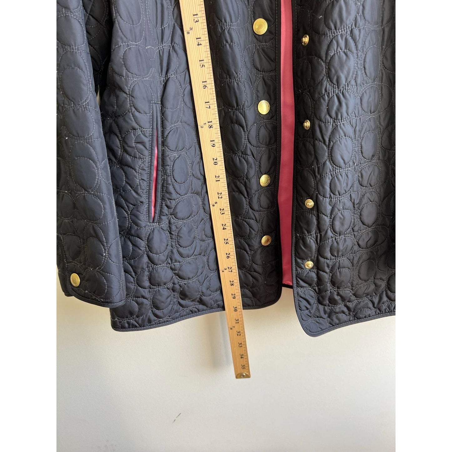 Women's Coach Coat Size Large