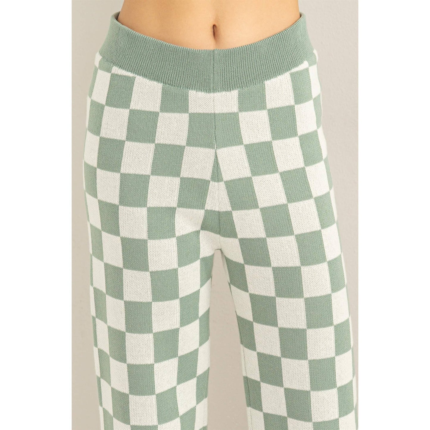 STYLE STRIKE CHECKERED PANTS