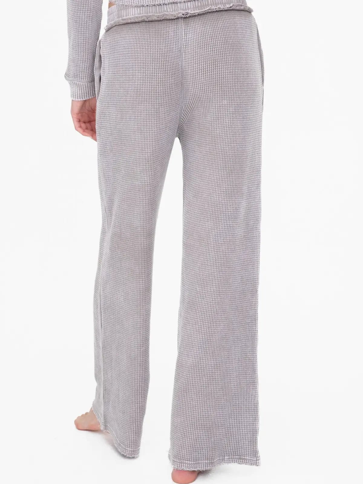 Distressed Slate Mineral Washed Pants