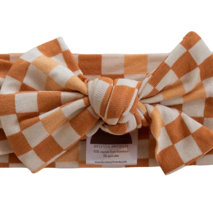 Mini Check Head Wrap