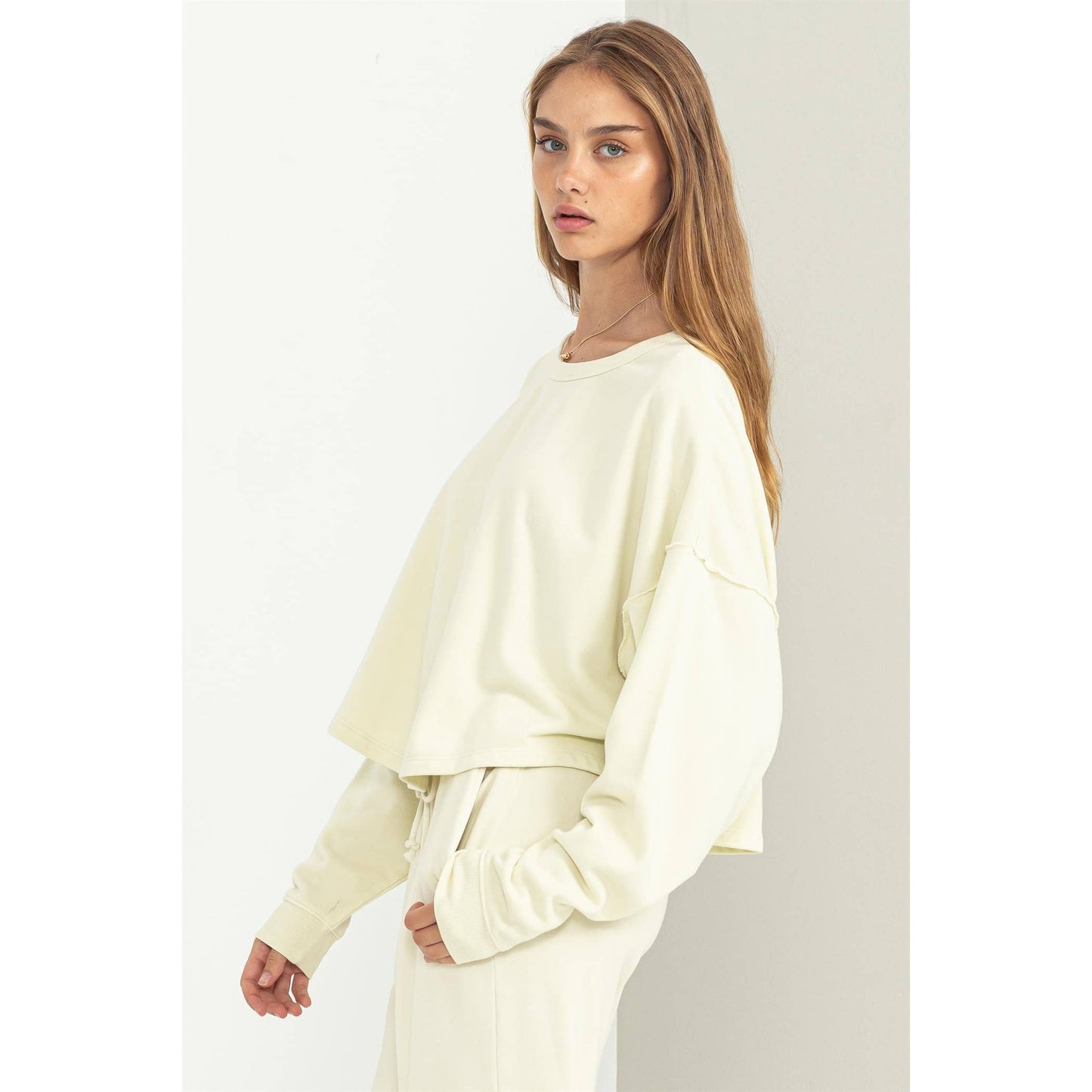 LEISURE LOVING OVERSIZED SWEATSHIRT