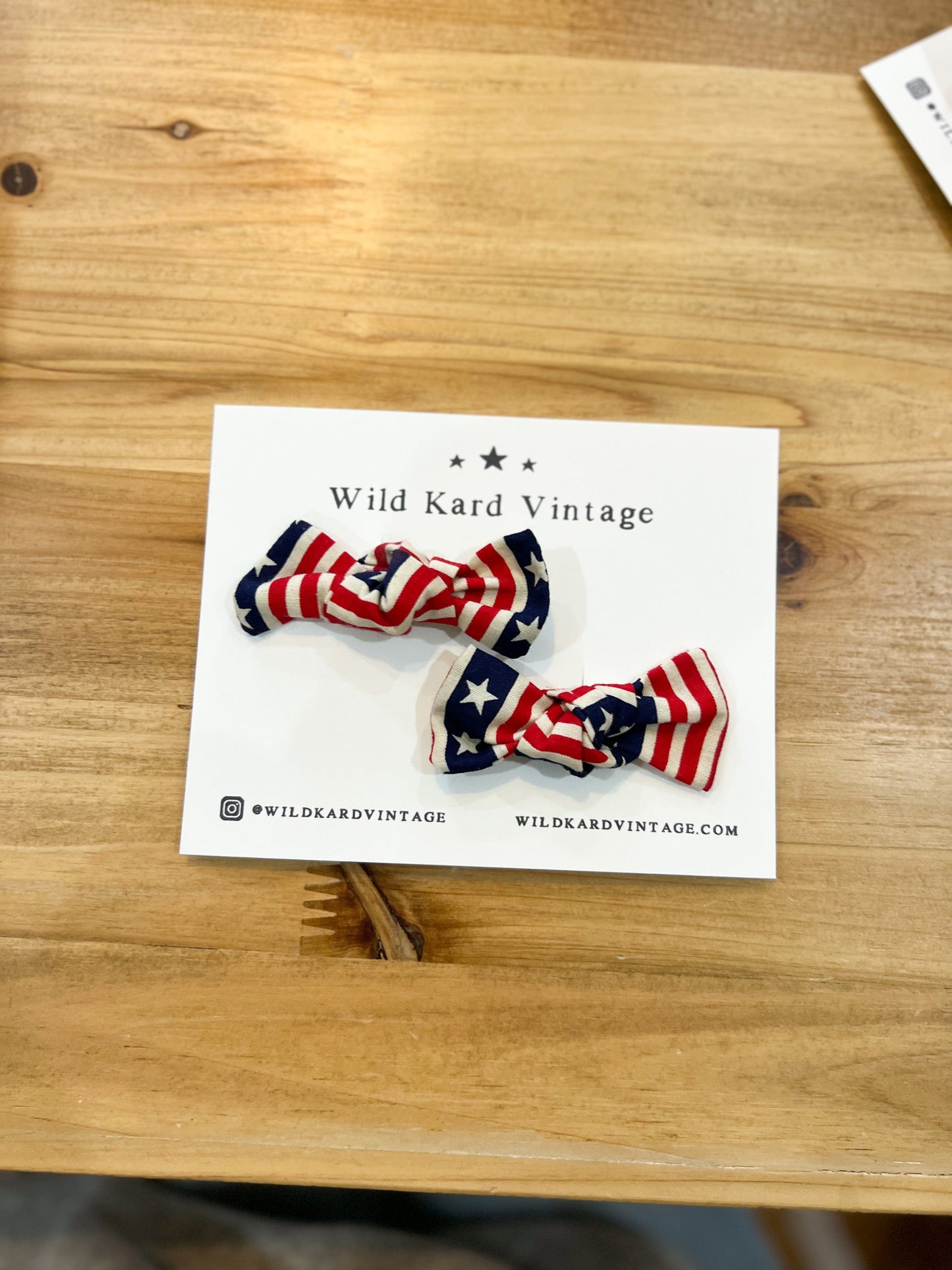 Stars & Stripes bow
