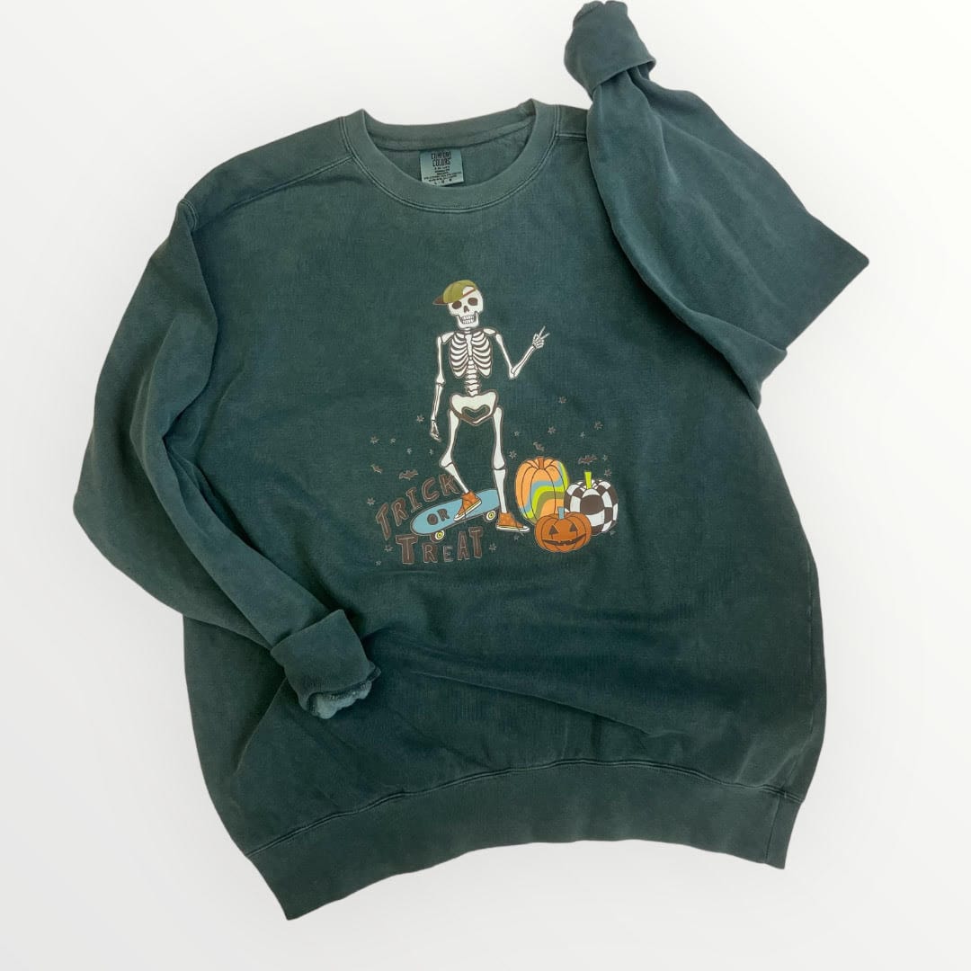 Skeleton Skater Sweatshirt