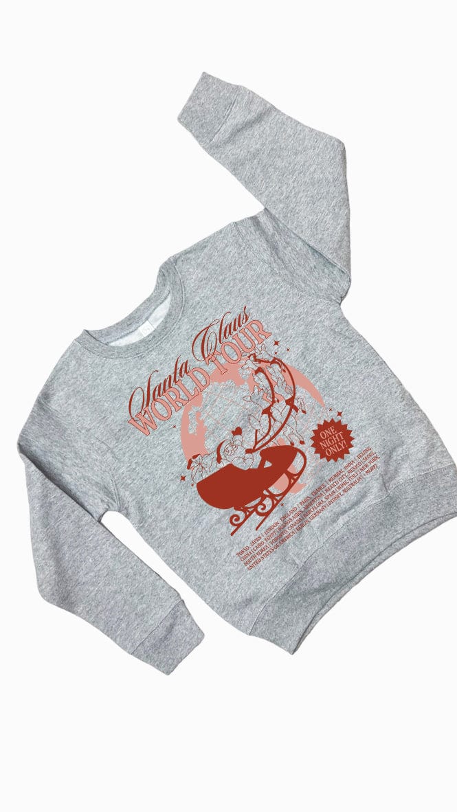 Santa World Tour Sweatshirt (Kids-Adult)