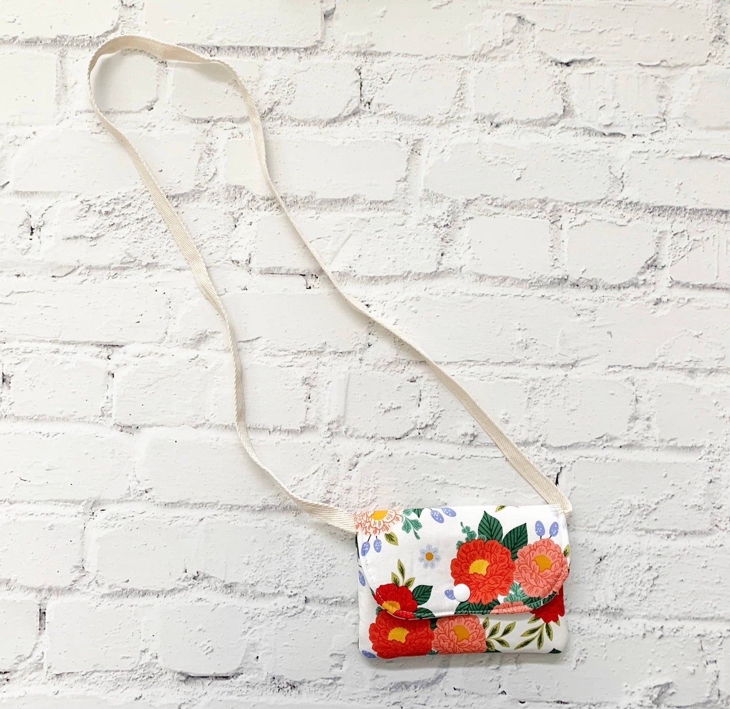 Kids Purse Red Floral