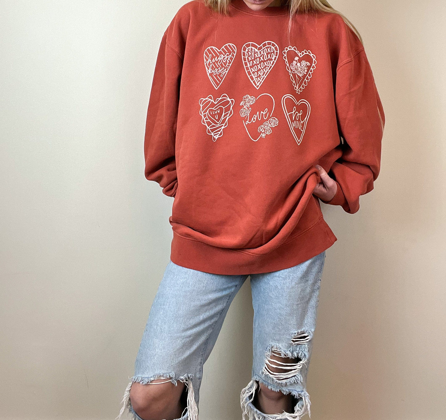 Heart Doodle Sweatshirt
