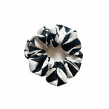 Checkered Black Scrunchie