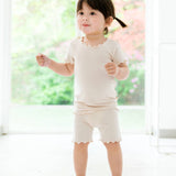 Ivory Ruffle Short Set