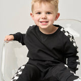 Side Checkered Pullover