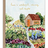 Garden Scene Retirement Card
