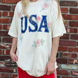 Ivory USA Floral Tee