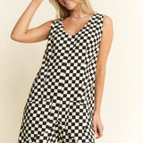 Checkered Romper