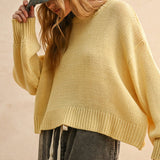 Ballon Sleeve Sweater Top