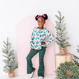 Evergreen Dottie Flares