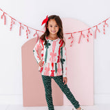 Wrapping Bows Peplum Top