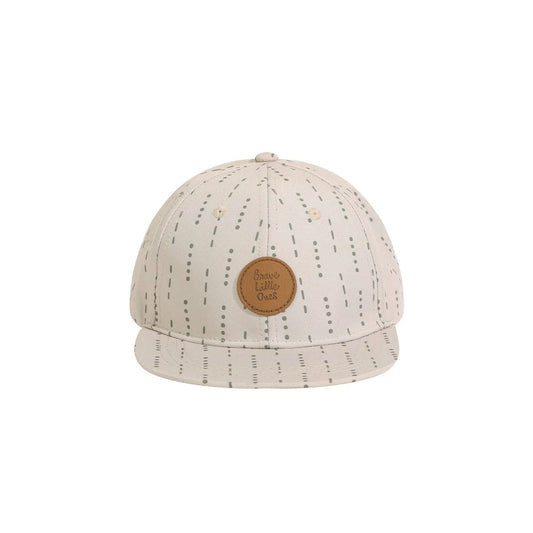 Brave Little Ones Taupe Lines & Dots Trucker Hat