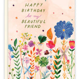 Beautiful Flowers Birthday Card