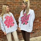 Wild Kard + Camino Peony Ash Crewnecks