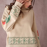 Western Paisley Floral Sweatshirt