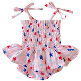 Splendid Stars Smocked Bubble