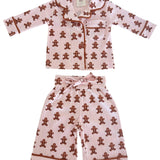 Blush Gingerbread Organic Pointelle Lounge Set