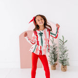 Wrapping Bows Peplum Top