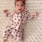 Blush Gingerbread Organic Pointelle Lounge Set