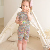 Multi Floral Short Set