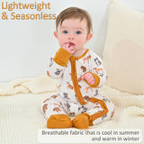 Woof Woof Dogs Baby Bamboo 2-Way Zipper