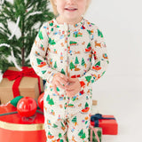 Santa's Workshop Zip Romper