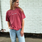 Game Day Embroidered Tee (you pick color)